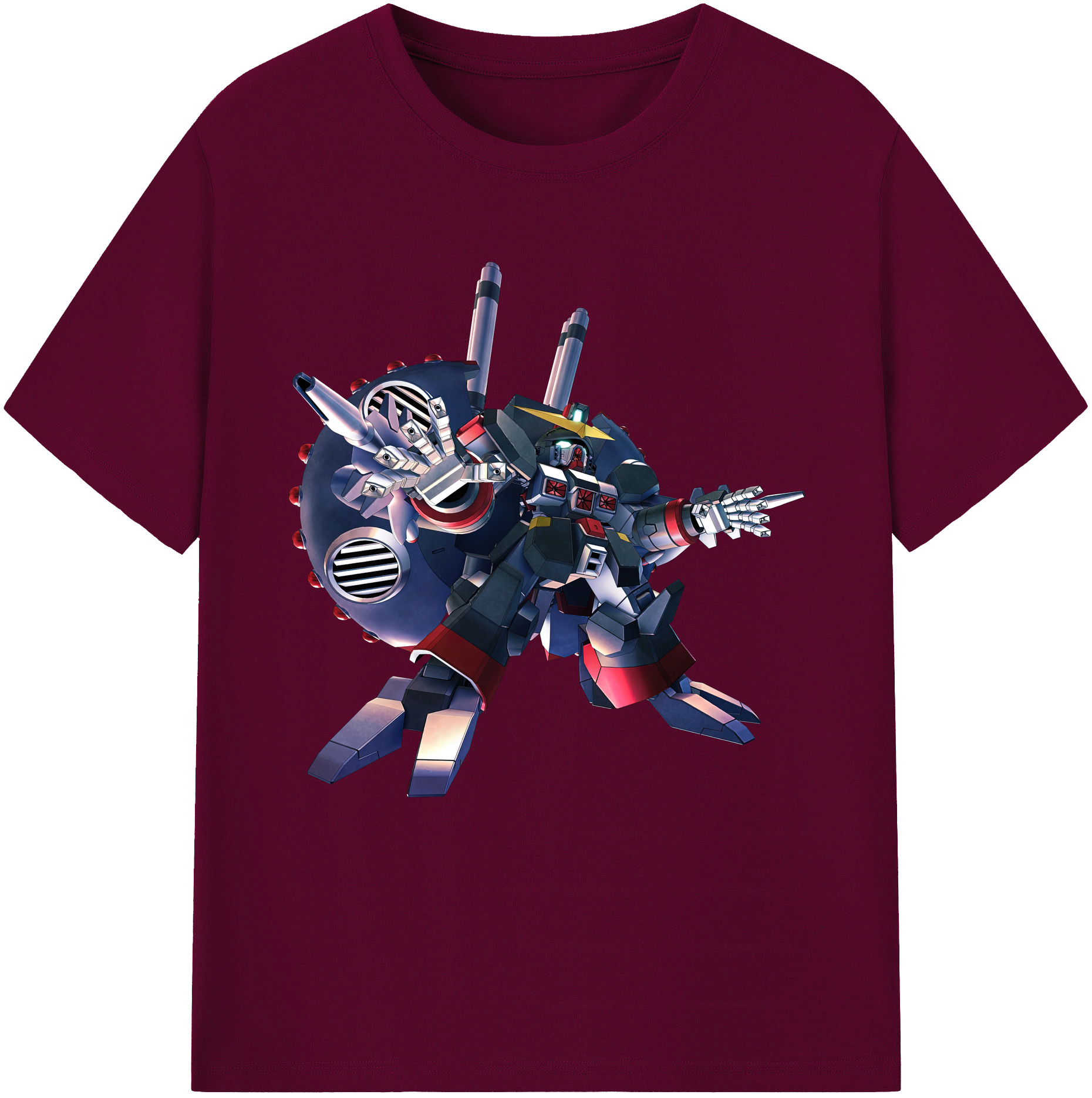 （画像用） 機動戦士ガンダム Mobile Suit Gundam レディースカジュアルプリントTシャツ（綿100％）
